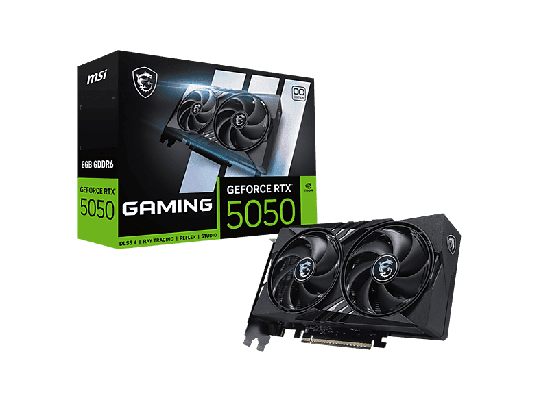 MSI Geforce RTX 5050 8G Gaming OC RTX 5050 8 GB GDDR6 128B DX12 PCIE 5.0 X16 (3XDP 1XHDMI) Ekran Kartı