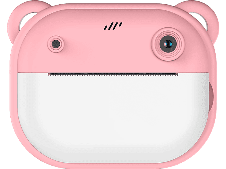 BOOD 1080P HD Oyunlu Baskılı Dijital Fotoğraf Makinesi Çocuk Termal Resim Kağıt Baskılı Yazıcı Kamera Makinesi Pembe