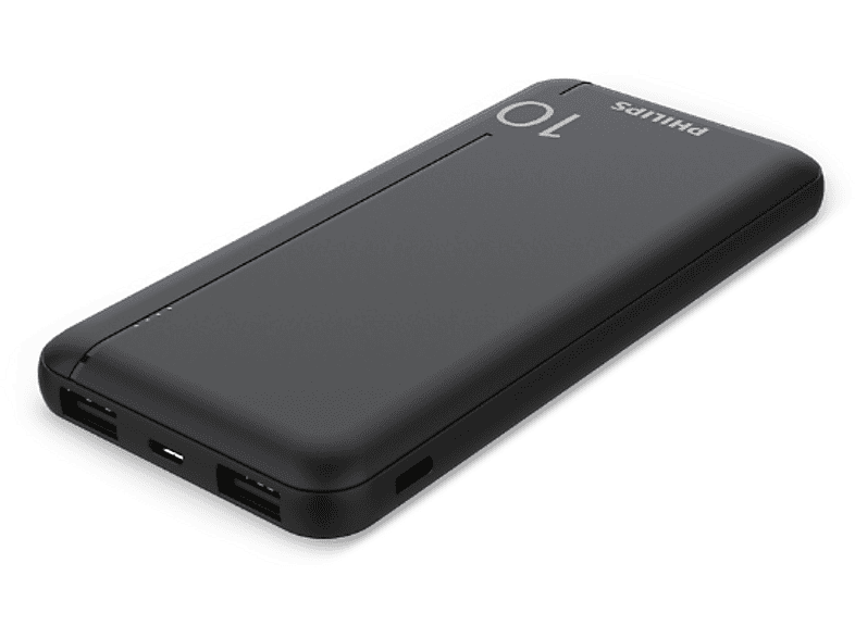 PHILIPS DLP2810CB/00 10.000 mAh Powerbank 2xUSB-A, 1xUSB-C Siyah