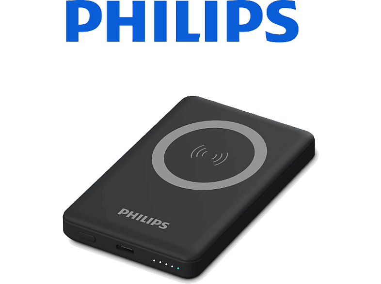 PHILIPS DLP9762/00 10.000 mAh 20W 1xUSB-C MagSafe Wireless Şarj Cihazı Siyah