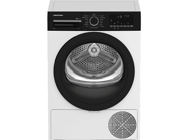 GRUNDIG GDH 9564 E Enerji Sınıfı 9 kg Isı Pompalı Kurutma Makinesi
