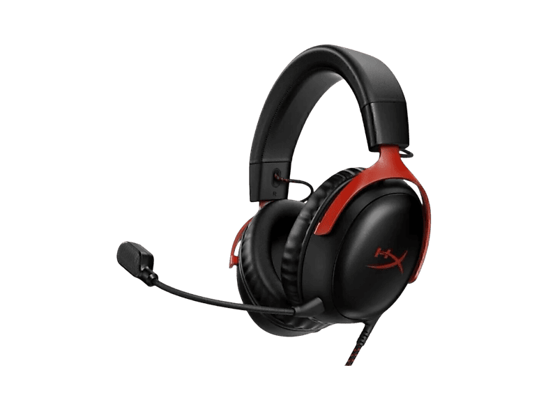 HYPERX Cloud III S Kablosuz Kulak Üstü Oyuncu Kulaklığı Siyah-Kırmızı