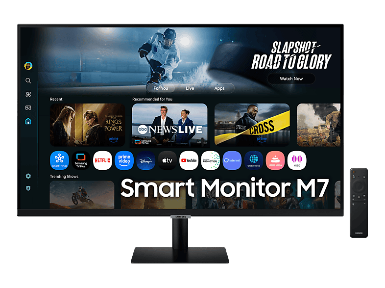 SAMSUNG M7 M70D 32 inç 4 ms 60 Hz 4K UHD VA Smart Akıllı Monitör