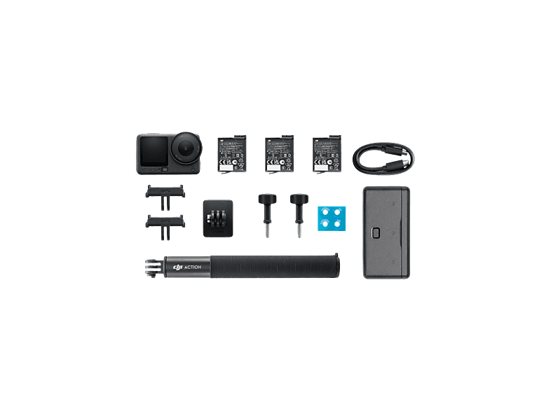 DJI Osmo Action 6 Adventure Combo Aksiyon Kamerası Gri
