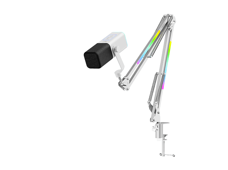 HAVIT Gamenote GK71 Pro RGB Yayıncı Mikrofonu Beyaz