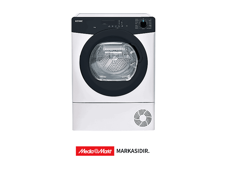 KOENIC KTD 9315 E E Enerji Sınıfı 9 Kg Isı Pompalı Kurutma Makinesi