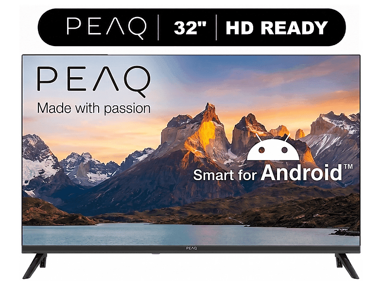 PEAQ 32A7000 32'' Smart TV – Android İşletim Sistemli, Dahili Uydu Alıcılı HD LED TV