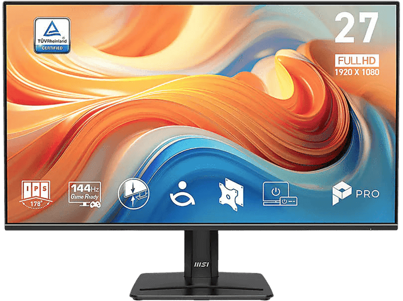 MSI Pro MP271 E14A 27 inç 144 hz 1 ms (MPRT) Flat FHD IPS Freesync Monitör