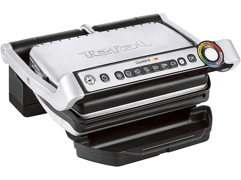 TEFAL OptiGrill GC705D 4 Porsiyon Kapasiteli 2000 Watt 6 Programlı Barbekü Tost ve Izgara Makinesi Gri