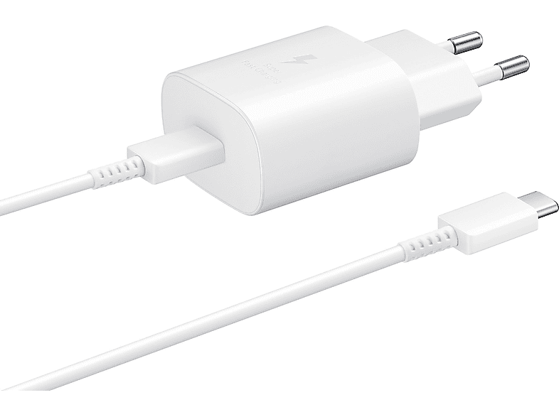 SAMSUNG Type-C 25W EP-TA800XWEGWW Hızlı Şarj Cihazı Beyaz