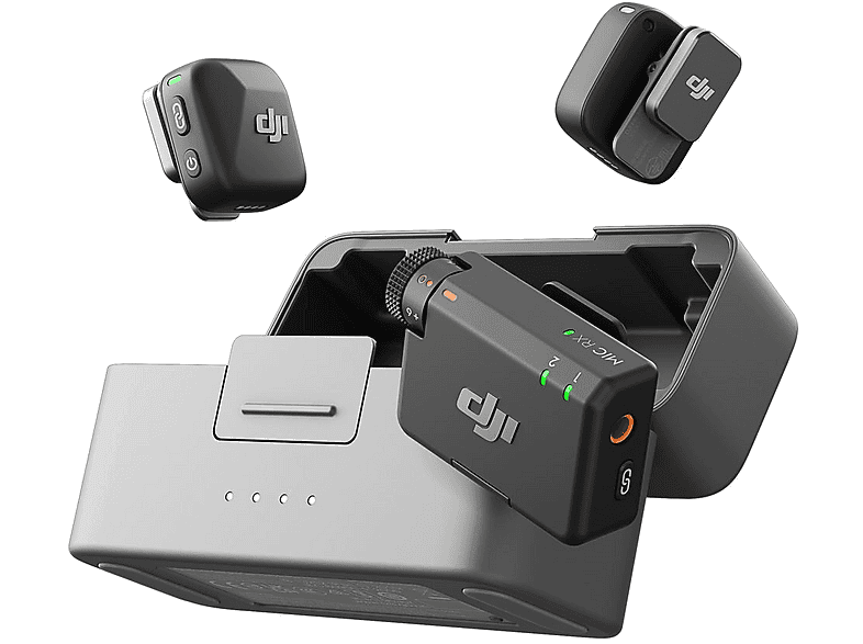DJI Mıc Mini 2 Kişilik 2TX+1RX+Charging Case Mikrofon Seti