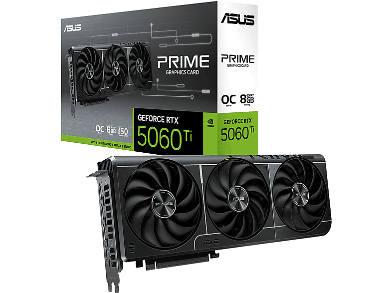 ASUS Prime OC Edition O8G 128Bit GDDR7 GeForce RTX™ 5060 Ti 8 GB Ekran Kartı