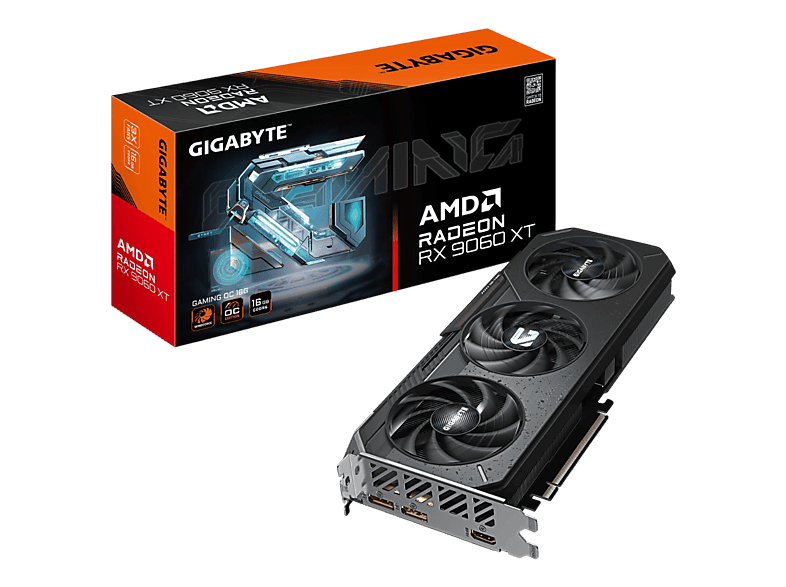 GIGABYTE Gaming OC 16GD GDDR6 128 Bit Radeon™ RX 9060 XT 16 GB Ekran Kartı