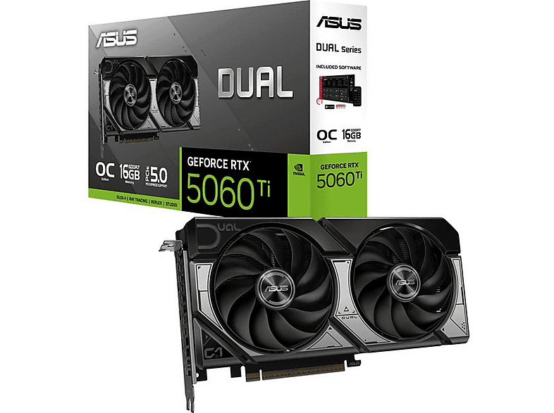 ASUS Dual OC Edition O16G 128 Bit GDDR7 GeForce RTX™ 5060 Ti 16 GB Ekran Kartı