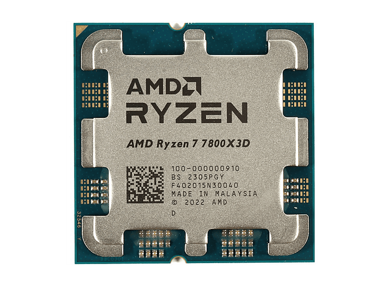 AMD 8 Çekirdek 4.2GHz-5.0GHz 104MB AM5 Tray Ryzen 7 7800X3D İşlemci