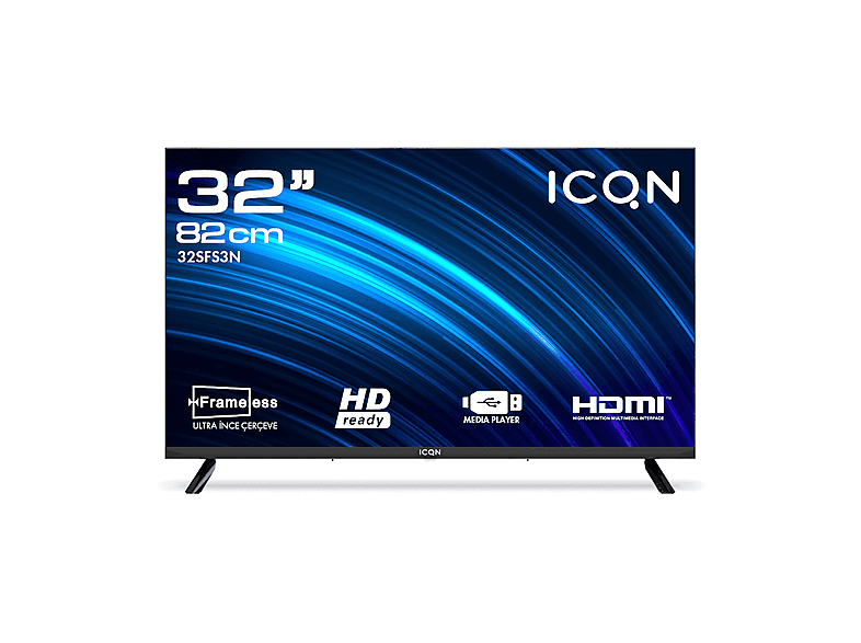 ICQN 32SFS3N Uydu Alıcılı Led 32 inç 82 cm HD TV