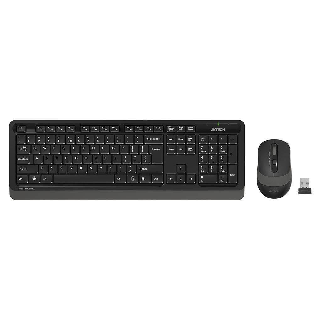 A4TECH FG1010 Q KABLOSUZ KLAVYE MOUSE SET-GRI