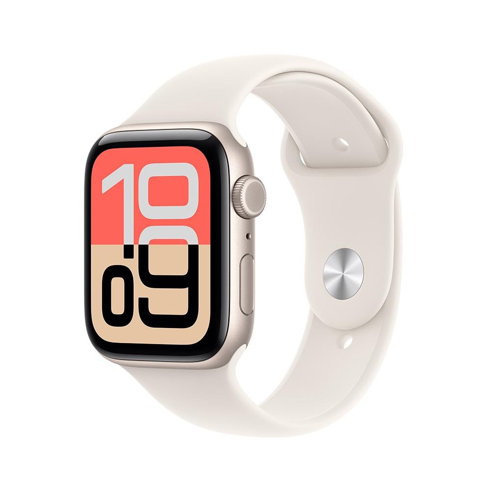 Apple Watch SE 3 GPS 40mm Starlight Aluminium Case with Starlight Sport Band-S/M