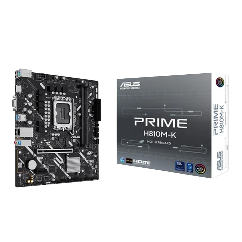 ASUS PRIME H810M-K Intel H810 Soket 1851 DDR5 6400Mhz (OC) M.2 Anakart