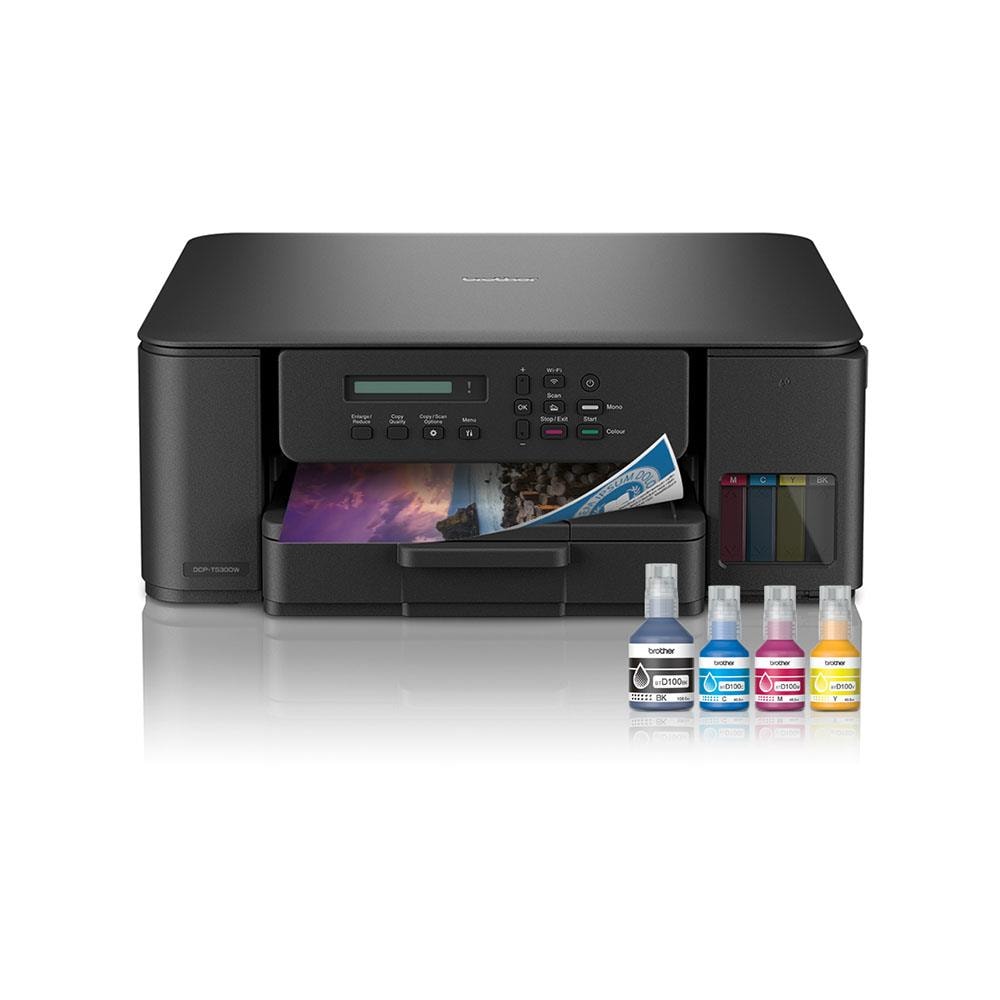 BROTHER DCP-T530DW ÇOK FONKSİYONLU DUBLEKS KABLOSUZ MÜREKKEP TANKLI YAZICI
