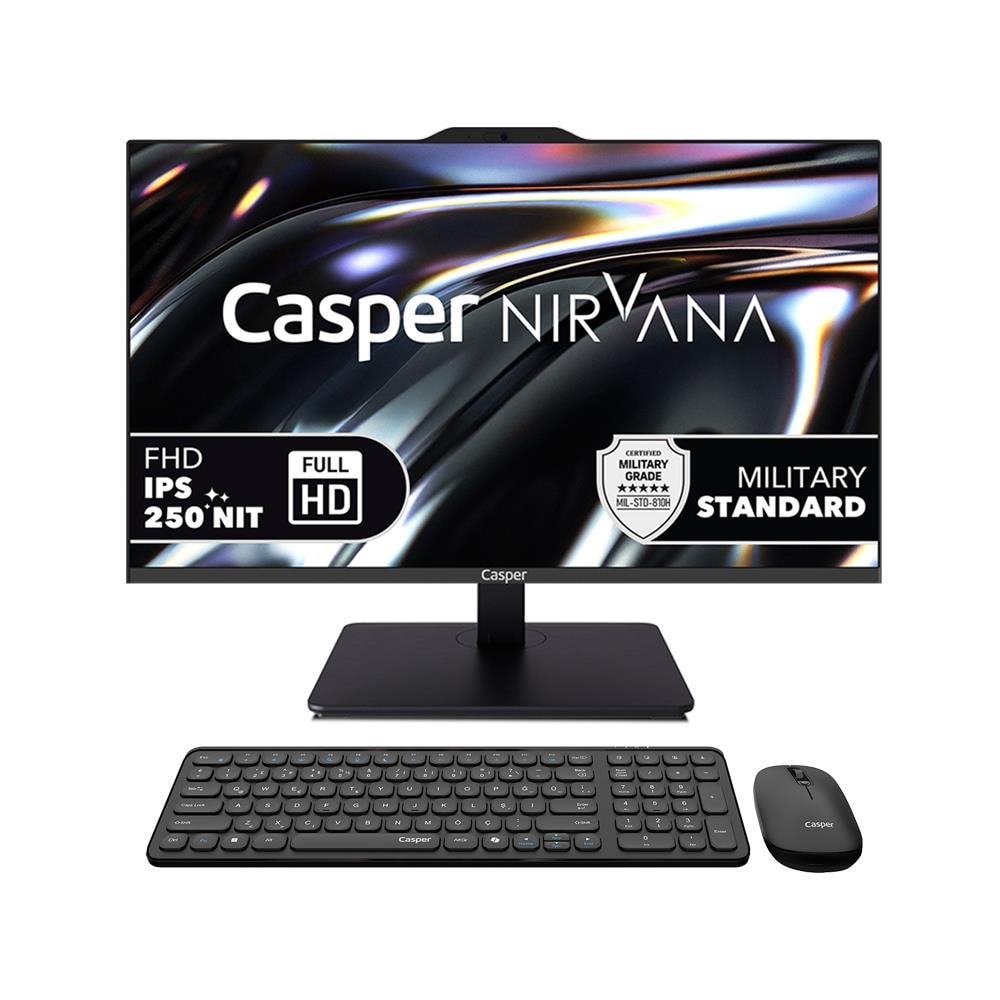 CASPER Nirvana AIO A800 İ5 13420H 2.1GHZ 16GB 500GB SSD INTEL IRIS X WIN11 23.8''