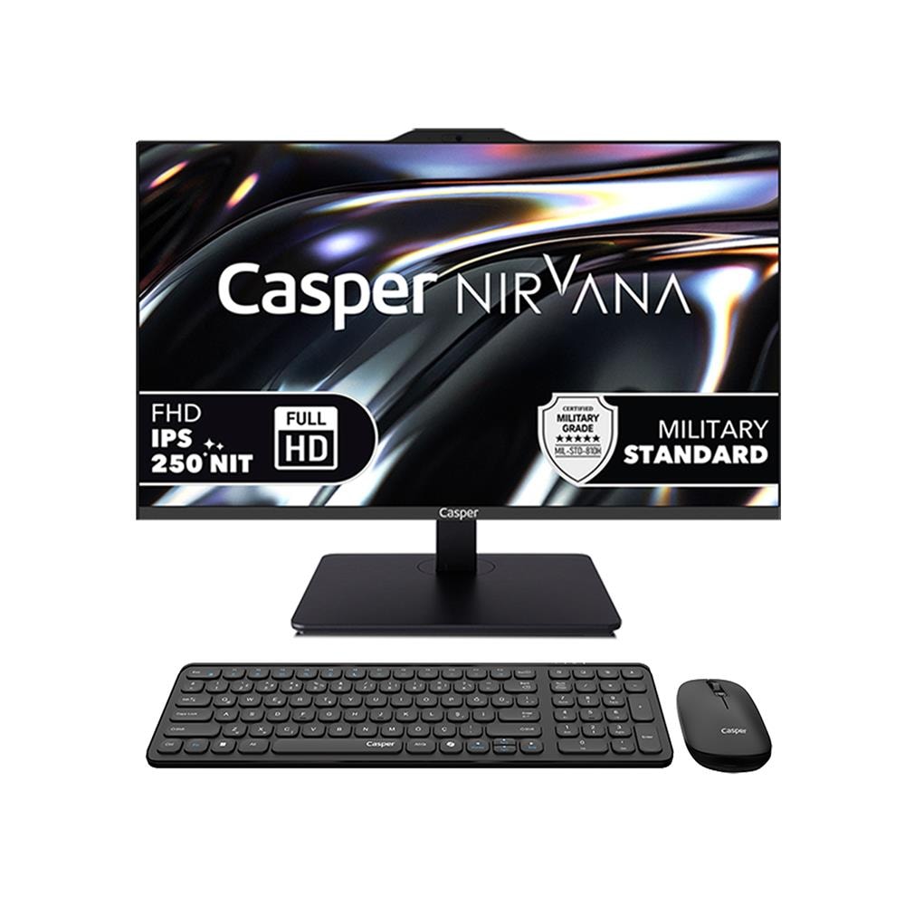 CASPER Nirvana AIO A800 İ7 13620H 2.4GHZ 16GB 500GB SSD INTEL IRISX WIN11 23.8"