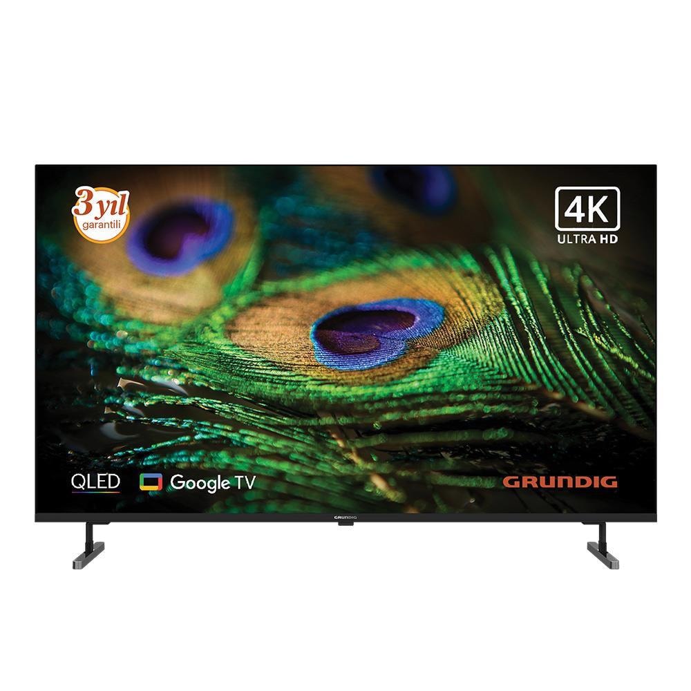 GRUNDIG 75GQ750A 75inc 189 cm 4K UHD Google Smart QLED TV,Uydu Alıcılı