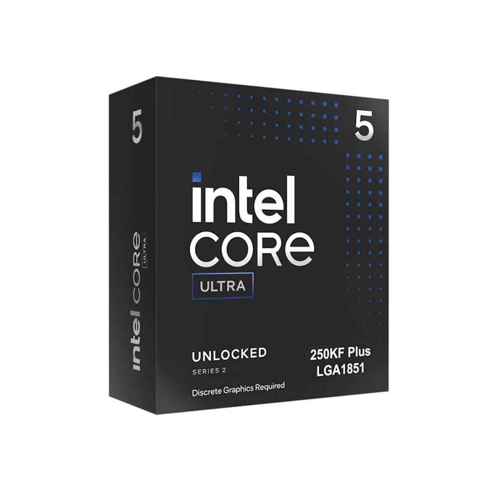 Intel Core Ultra 5 250KF Plus Soket 1851 5.30GHz 30MB Önbellek 3nm İşlemci