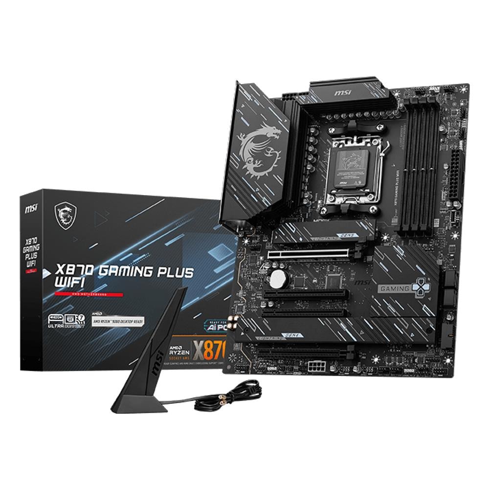 MSI X870 GAMING PLUS WIFI AMD X870 Soket AM5 DDR5 8200MHZ(OC) M.2 Anakart