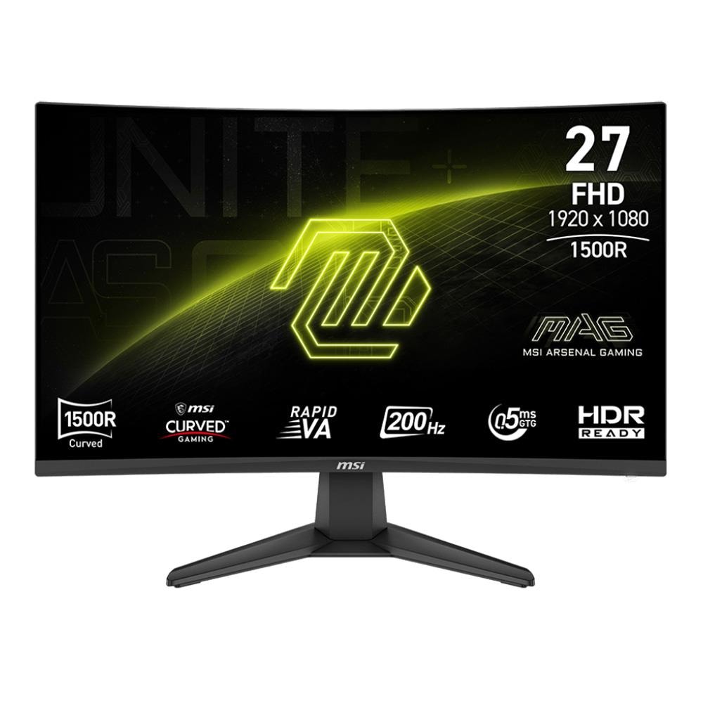 MSI 27'' MAG 276CF E20 0.5Ms(GTG) 200Hz FHD CURVED GAMING MONİTÖR