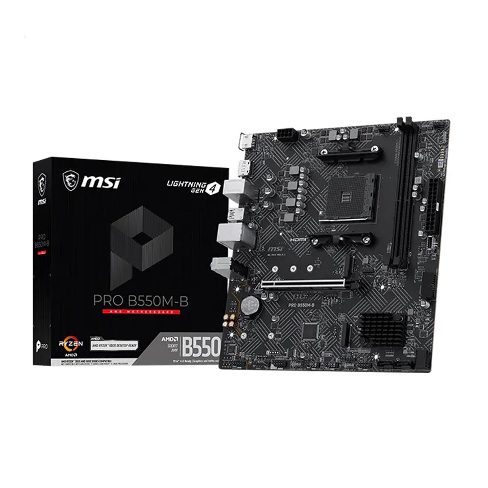 MSI PRO B550M-B AMD B550 Soket AM4 DDR4 4400MHz M.2 Anakart