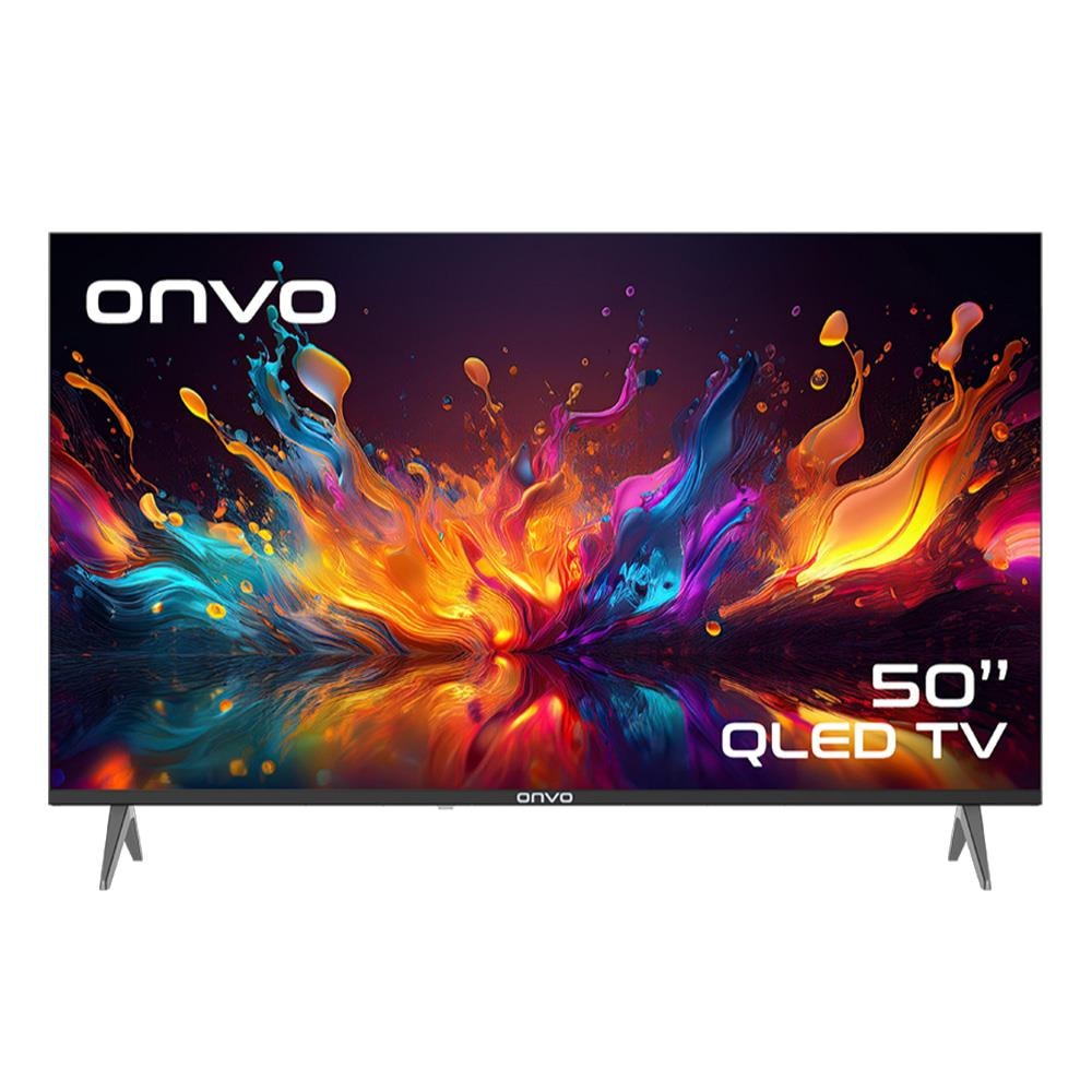 ONVO 50VQ90F3UA 50inc 127 cm 4K UHD Google Smart QLED TV,Uydu Alıcılı