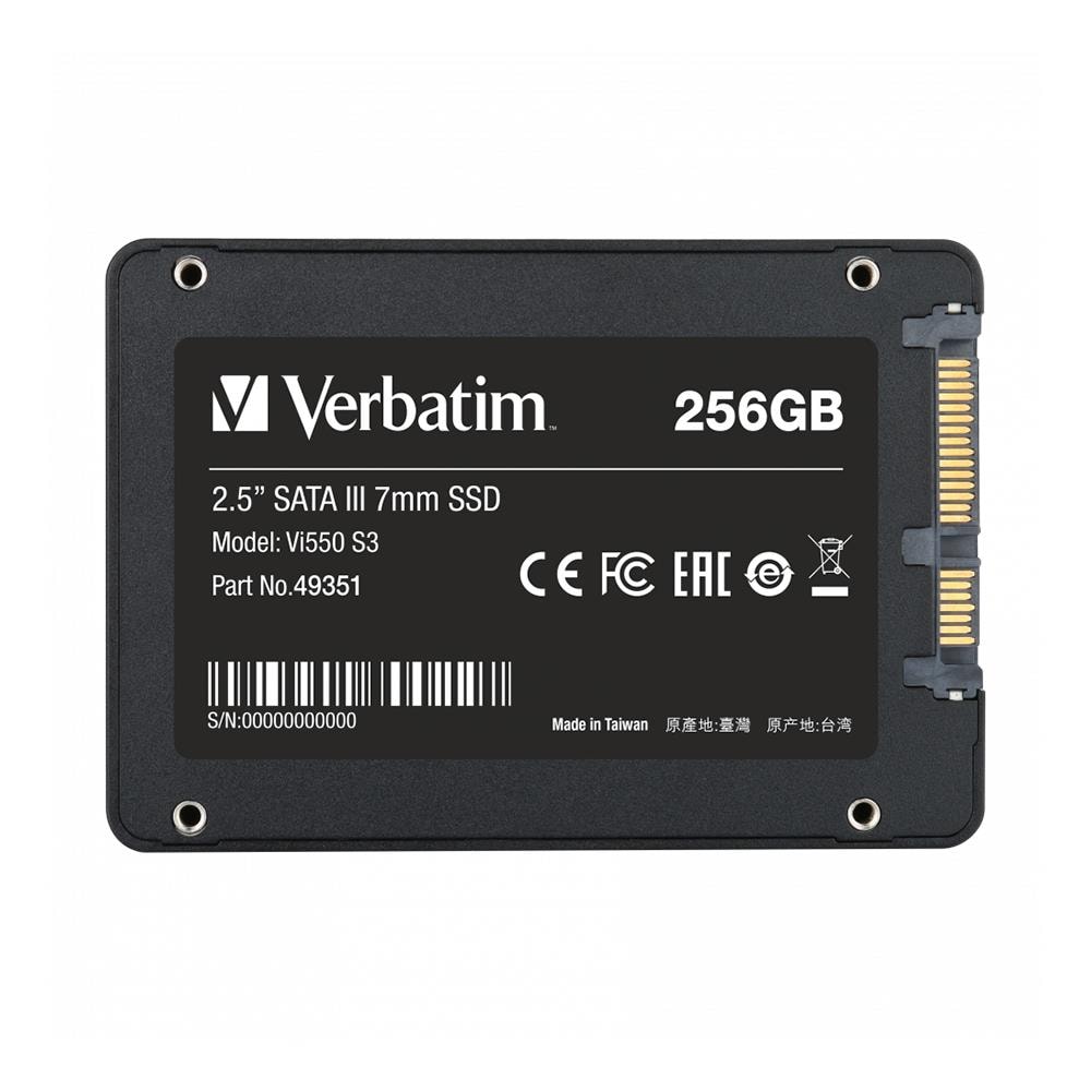 Verbatim 256GB Vi550 S3 SATA 3.0 SSD (Okuma 550MB / Yazma 460MB)