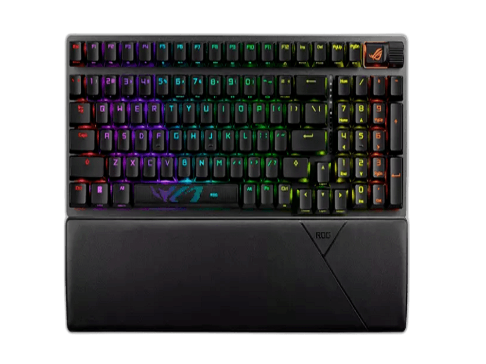 Asus Rog Strix Scope II 96 NX Snow Mekanik Switch Aura Sync RGB ve Bilek Desteği Wireless Oyuncu Klavyesi