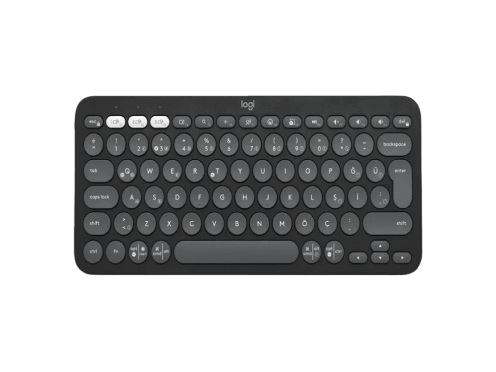 Logitech Pebble Keys 2 K380s Multi-Device Bluetooth Klavye