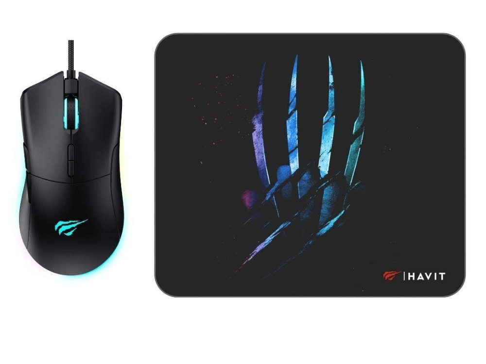 Havit Gamenote MS1037CM RGB Oyuncu Mouse + Mouse Pad
