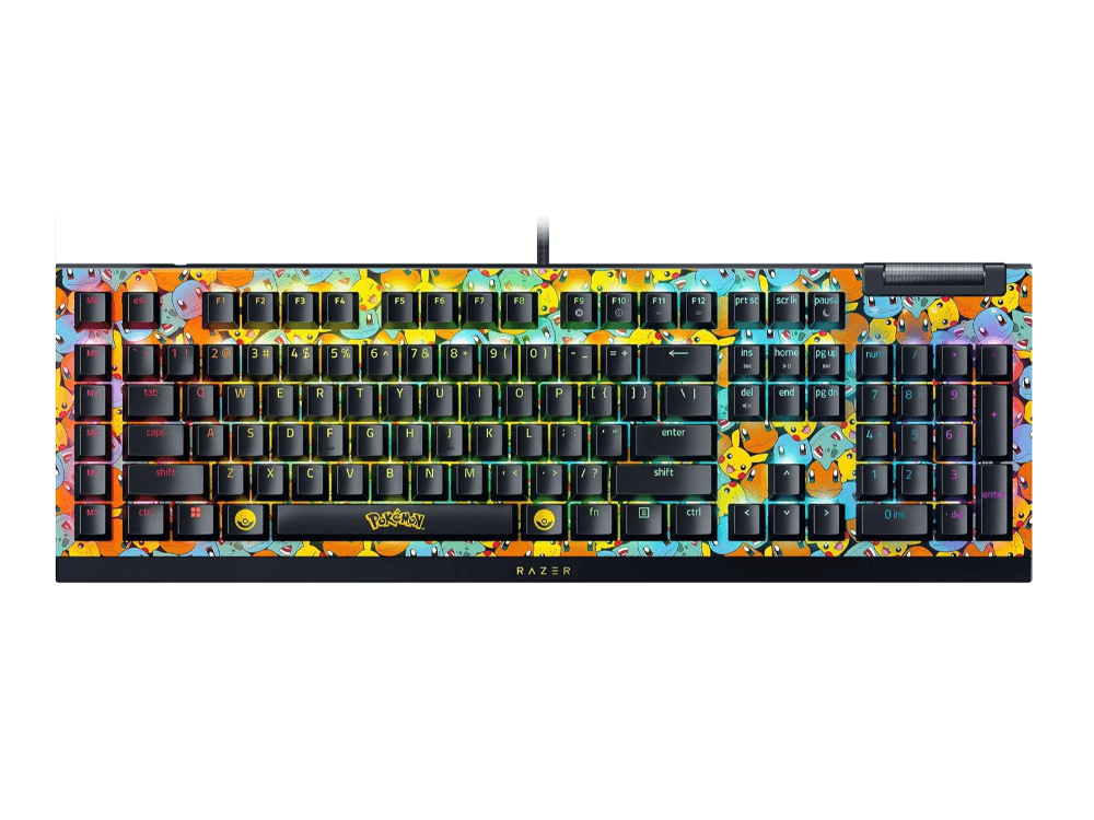Razer BlackWidow V4 X Pokemon Edition Mekanik Oyun Klavyesi