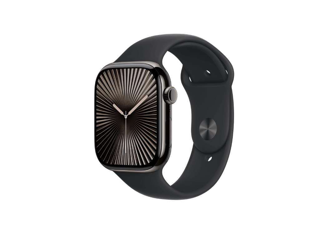 Apple Watch Series 10 GPS + Cellular 46 mm Titanyum Kasa ve Spor Kordon - M/L