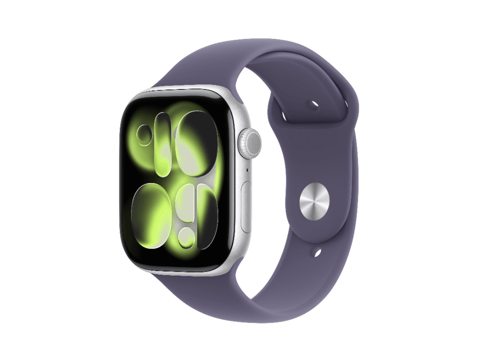 Apple Watch Series 11 GPS + Cellular 46 mm Titanyum Kasa ve Spor Kordon - S/M