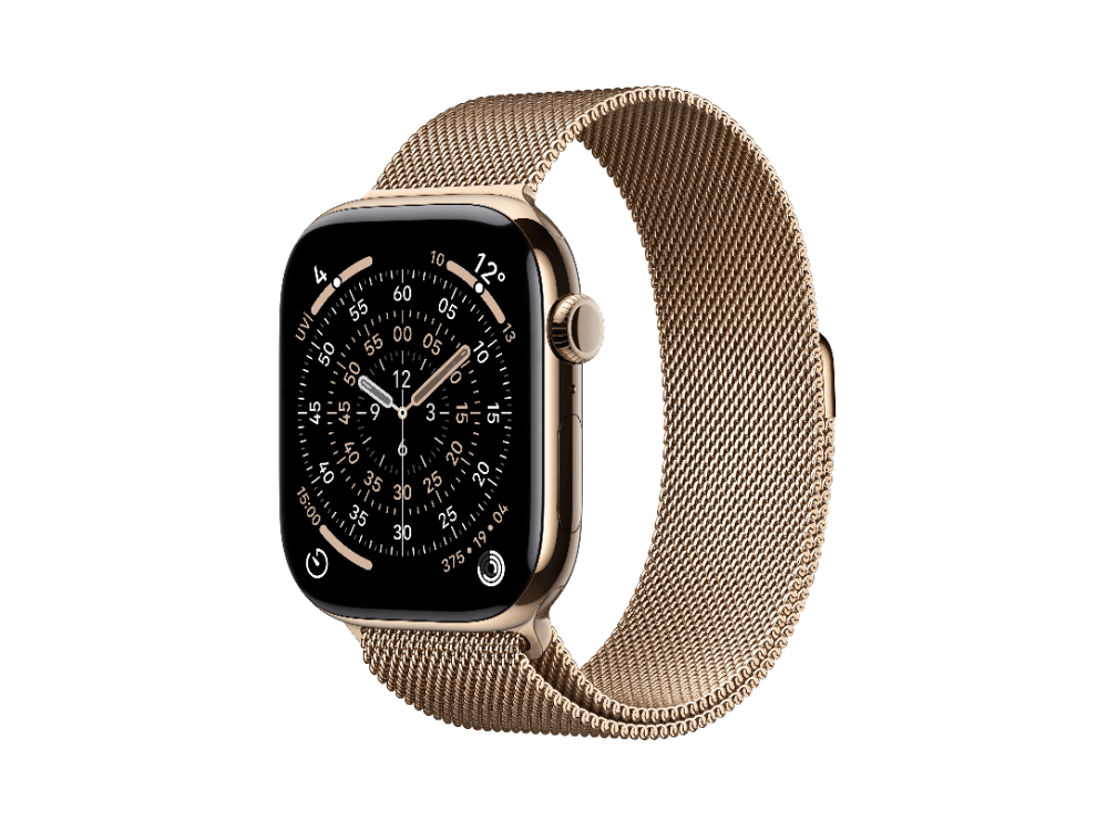 Apple Watch Series 11 GPS + Cellular 46 mm Titanyum Kasa ve Milano Loop - M/L