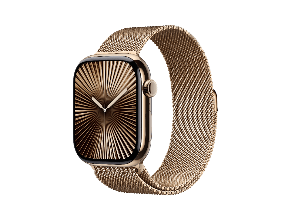 Apple Watch Series 10 GPS + Cellular 42 mm Titanyum Kasa ve Milano Loop