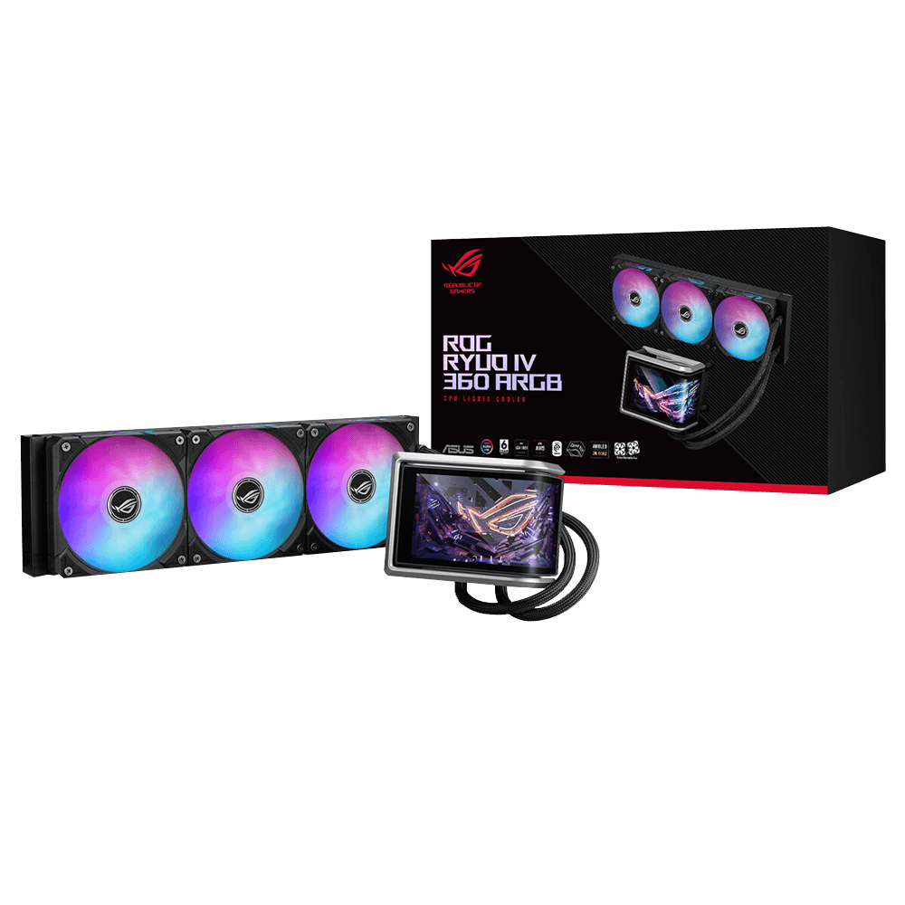 ASUS ROG RYUO IV 360 ARGB 360mm Siyah İşlemci Sıvı Soğutucu