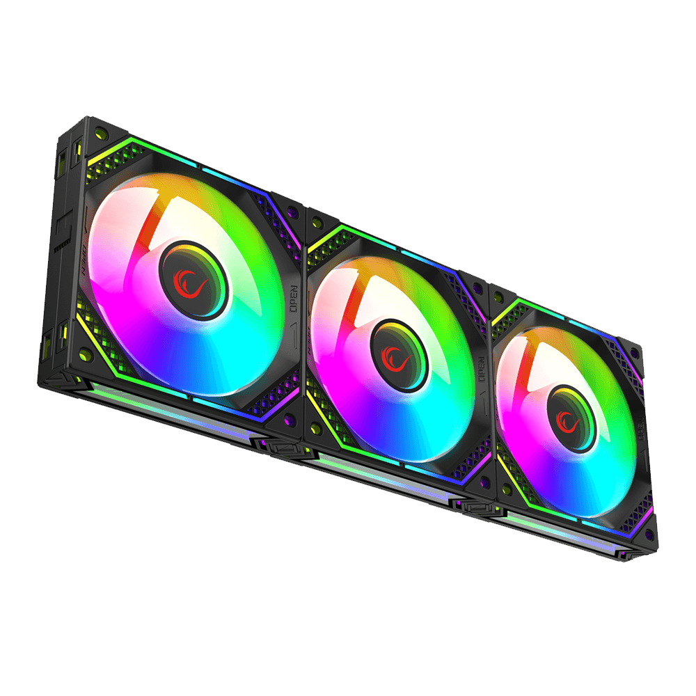 Rampage CYCLOPS F30 3*12cm ARGB Tümleşik Siyah Kasa Fanı