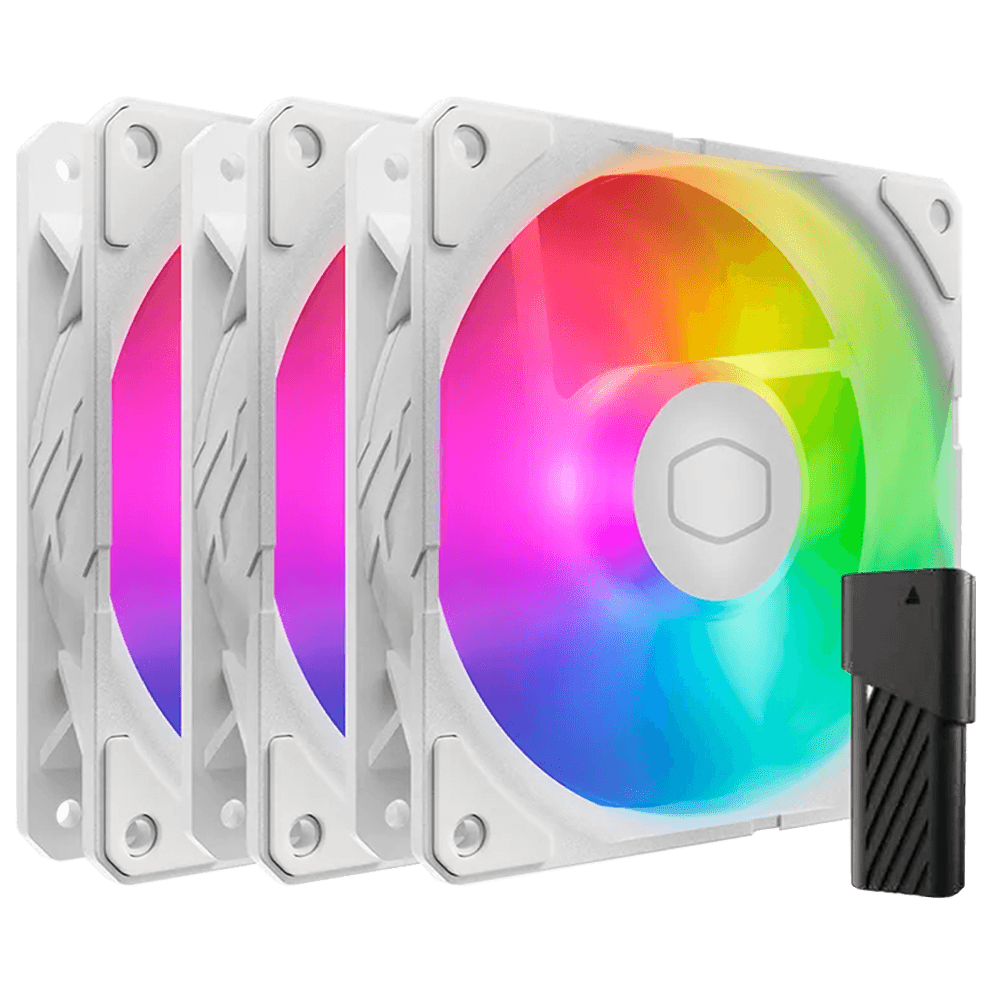 Cooler Master SickleFlow Edge 360 ARGB Beyaz Üçlü Kasa Fanı