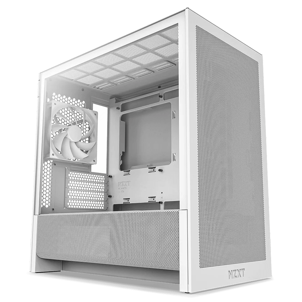 NZXT H3 Flow Edition 750W 80+ Bronze USB 3.2 USB-C Beyaz mATX Kasa
