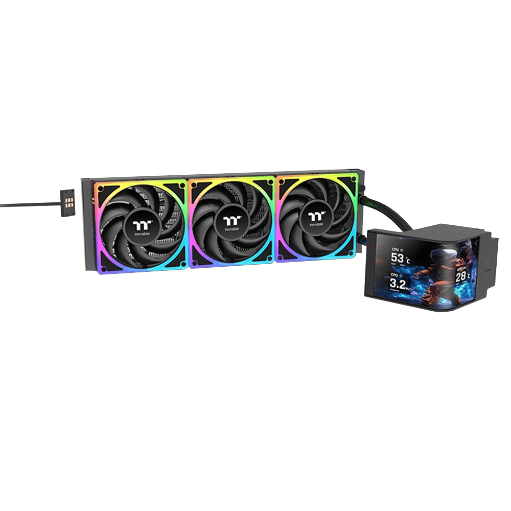 Thermaltake MAGCurve 360 Ultra 6,67" AMOLED Ekranlı 3x120mm ARGB İşlemci Sıvı Soğutucu