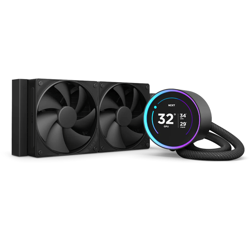 NZXT Kraken Elite 240 AIO LCD 240mm RGB Siyah Sıvı İşlemci Soğutucusu