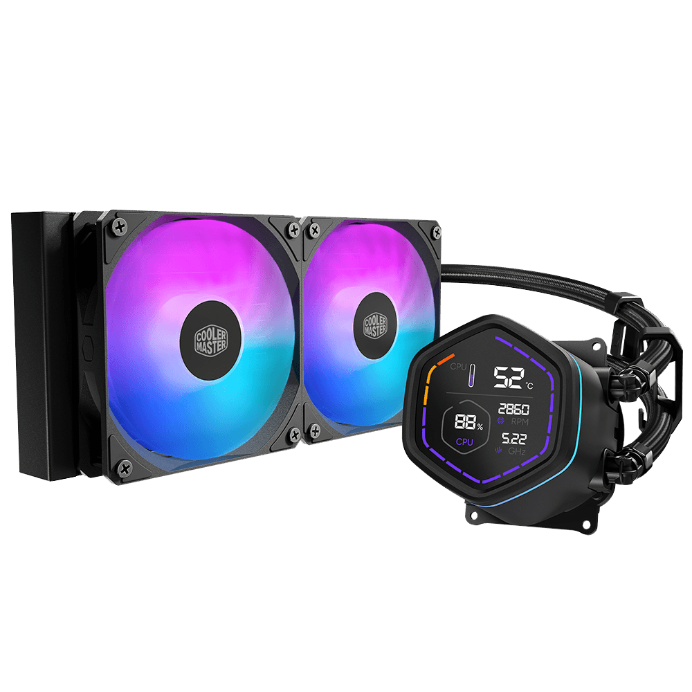 Cooler Master MasterLiquid Core NEX Digital 240 ARGB 240mm İşlemci Sıvı Soğutucu