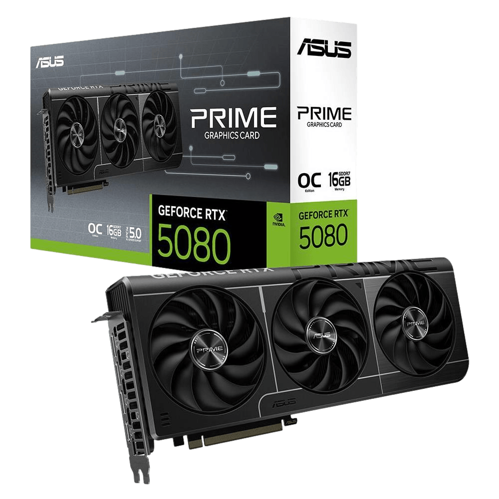 ASUS PRIME GeForce RTX 5080 16GB GDDR7 OC Edition DLSS 4 256 Bit Ekran Kartı