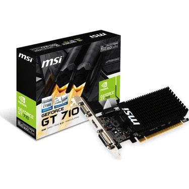 Msı Vga Gt 710 2Gd3H Lp Gt710 2Gb Ddr3 64B Dx12 Pc Ekran